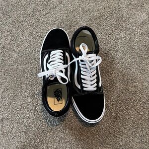 Vans Classic Black and White Low-Tops